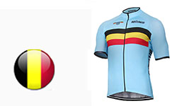 Maglia Nazionali Belgio Ciclismo 2018